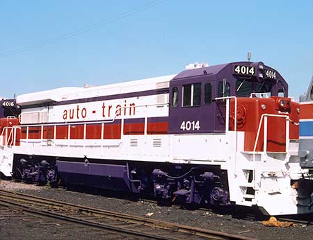 Auto-Train locomotive 4014