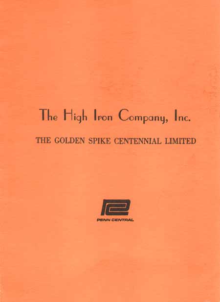 High Iron Company Menu