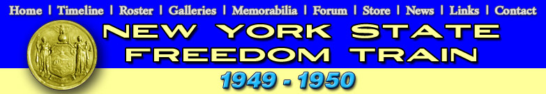 The 1949-1950 New York State Freedom Train