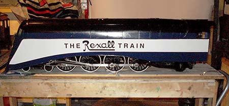 Live Steam Rexall Train