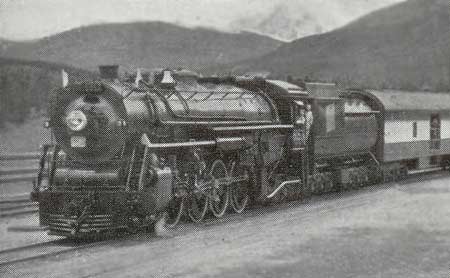 Photo of Canadian National 6057 on the 1939 Royal Train