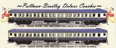 Weaver G1728 G1729 Royal Train Cars