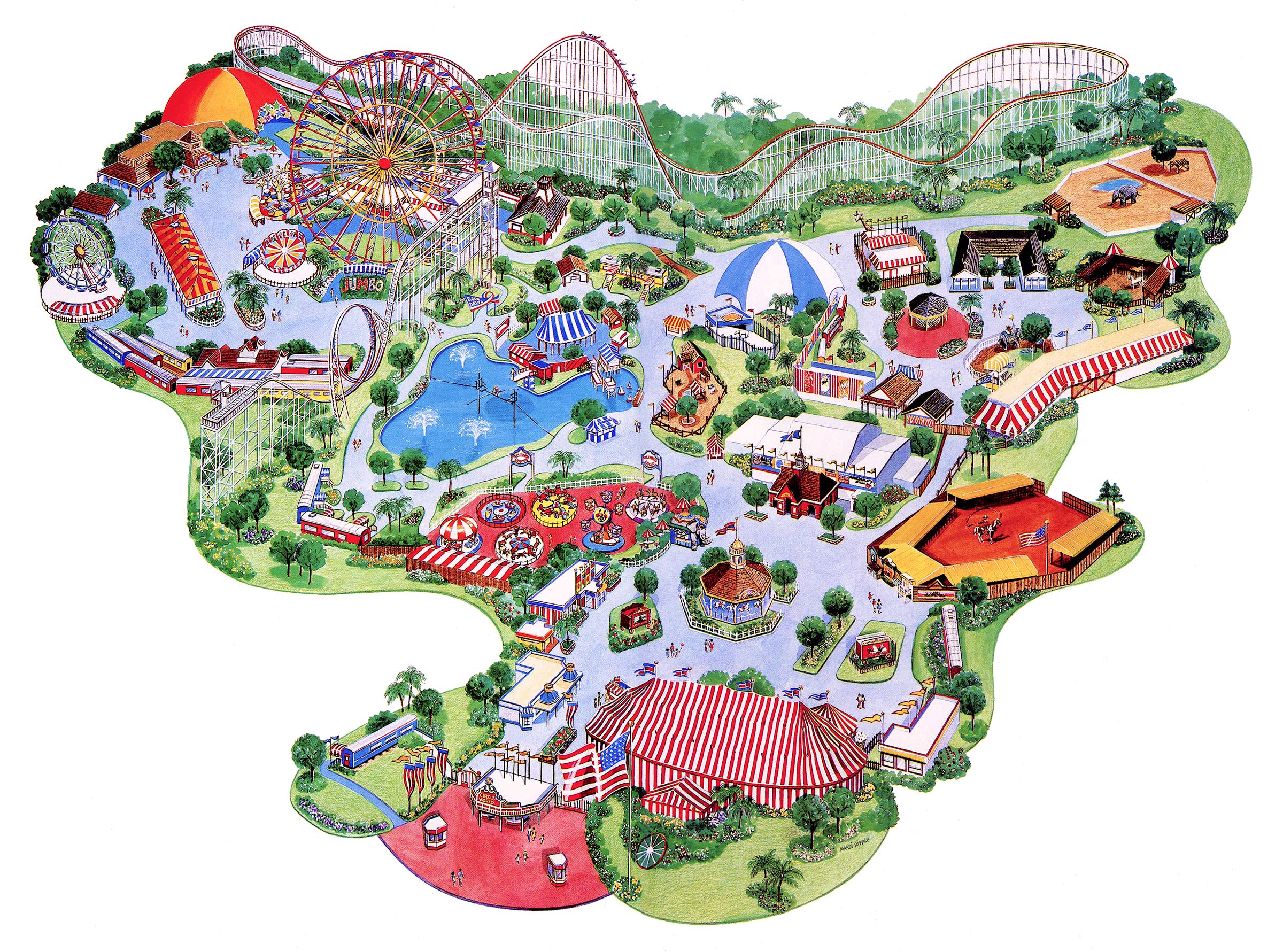 Circus World Orlando Map 1984 001 2400x 