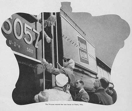 Photo of Canadian National 6057 after the 1939 Royal Train