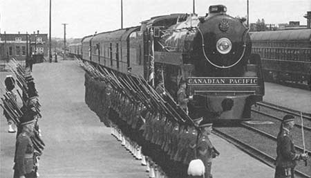 Photo of the Royal Train Canadian Pacific Royal Hudson 2850