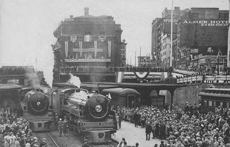 Photo of the Royal Train Canadian Pacific Royal Hudson 2850